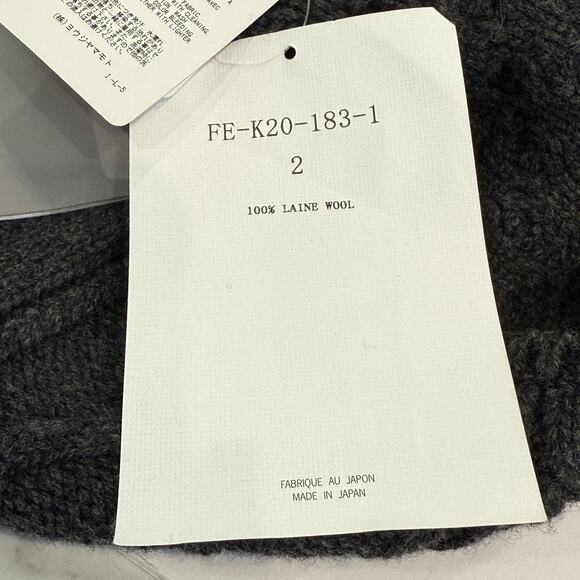 Yohji Yamamoto Dress Womens Size 2 Charcoal Wool Japan Designer Midi Length NWT - Picture 6 of 12